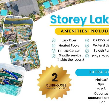 Terrific Thematic Lakeview 2B With 2 Clubhouses Киссимми Экстерьер фото